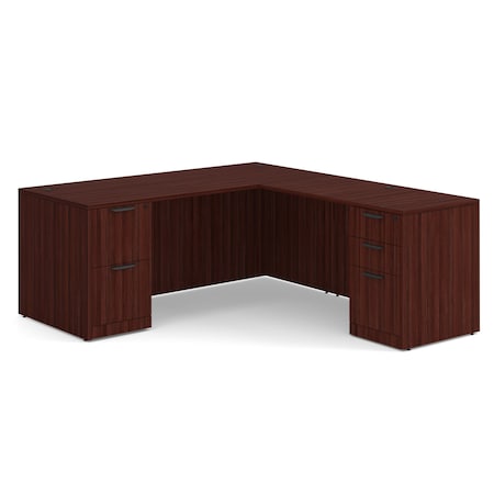 Officesource 29.50'' H, Mahogany, 71.00'' W X DBLFLPL105MH